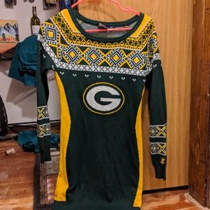 patriots sweater dress